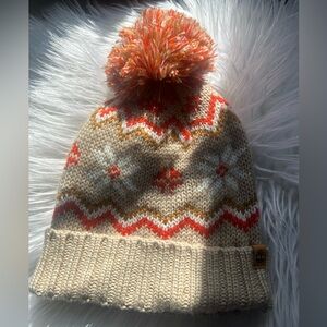Timberland snowflake beanie hat!